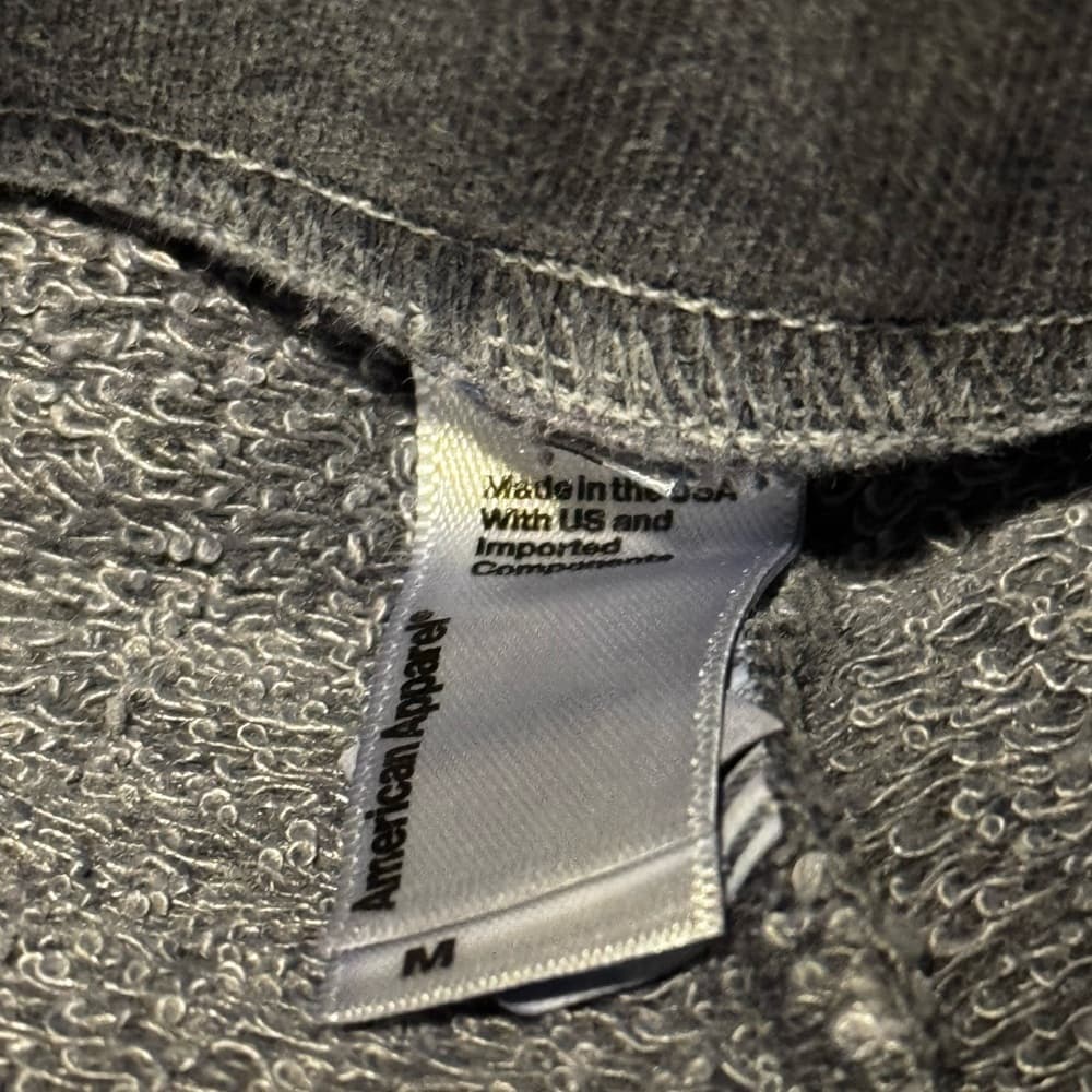 American Apparel Gray Sweatpants Relaxed‎ Fit Joggers - Thumbnail 4