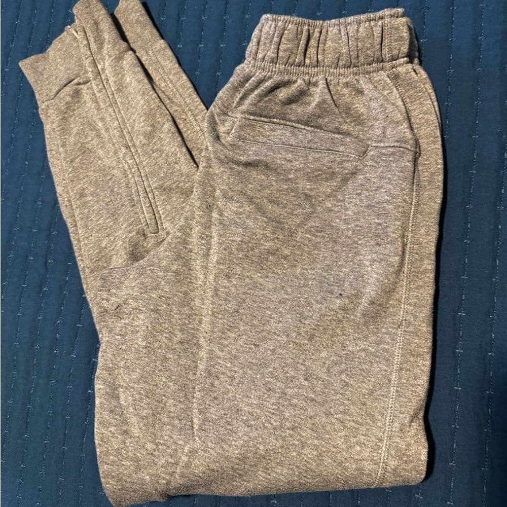 Pony Gray Joggers Elastic Waistband Tapered Fit - Thumbnail 2