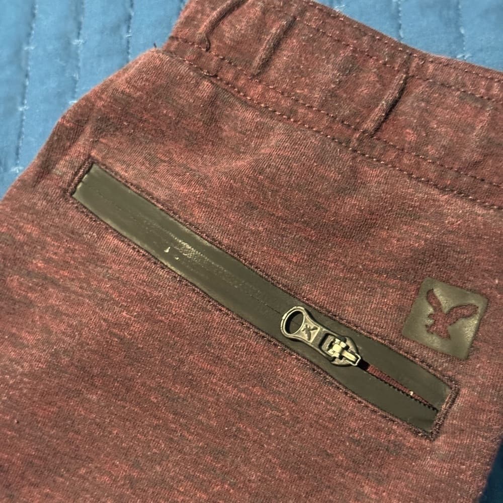 American Eagle‎ Outfitters burgundy Sweatpants with Elastic Waistband - Thumbnail 3