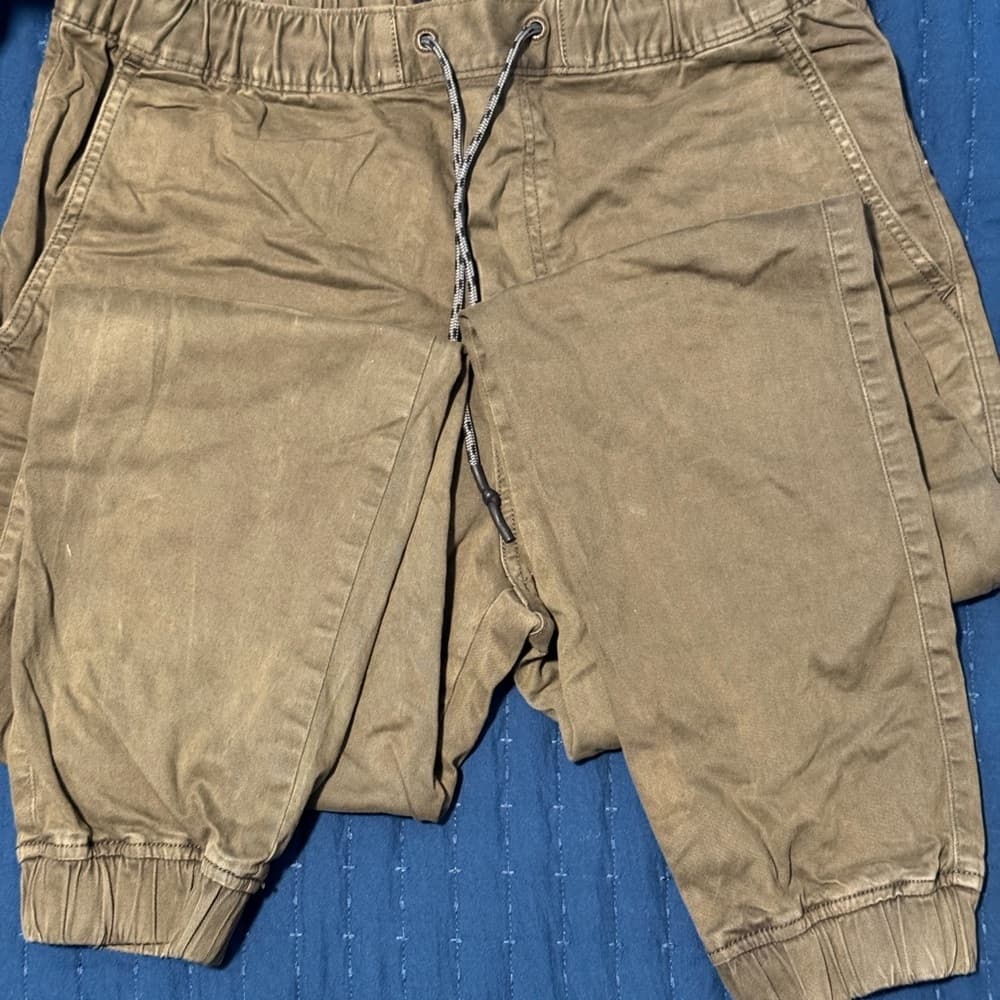 American Eagle Outfitters Olive‎ Sweatpants Relaxed Fit - Thumbnail 2
