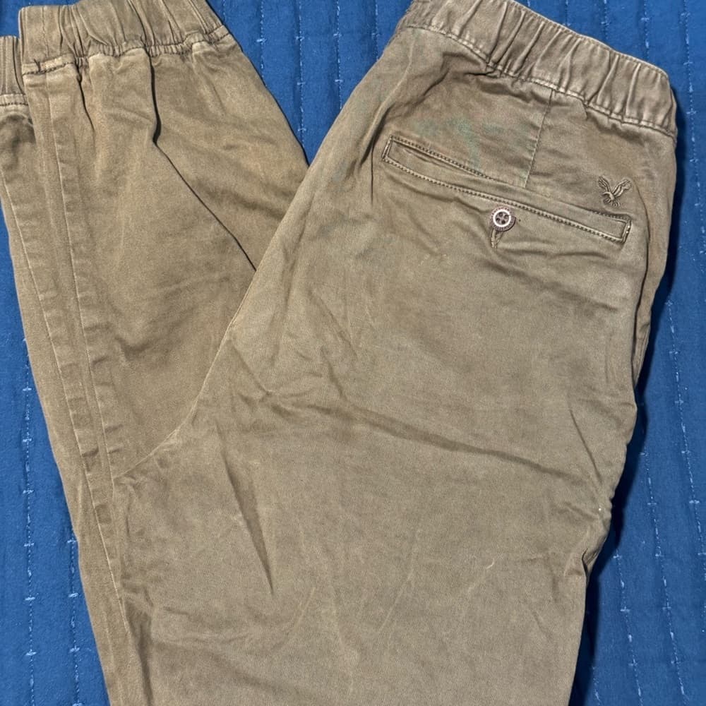 American Eagle Outfitters Olive‎ Sweatpants Relaxed Fit - Thumbnail 5