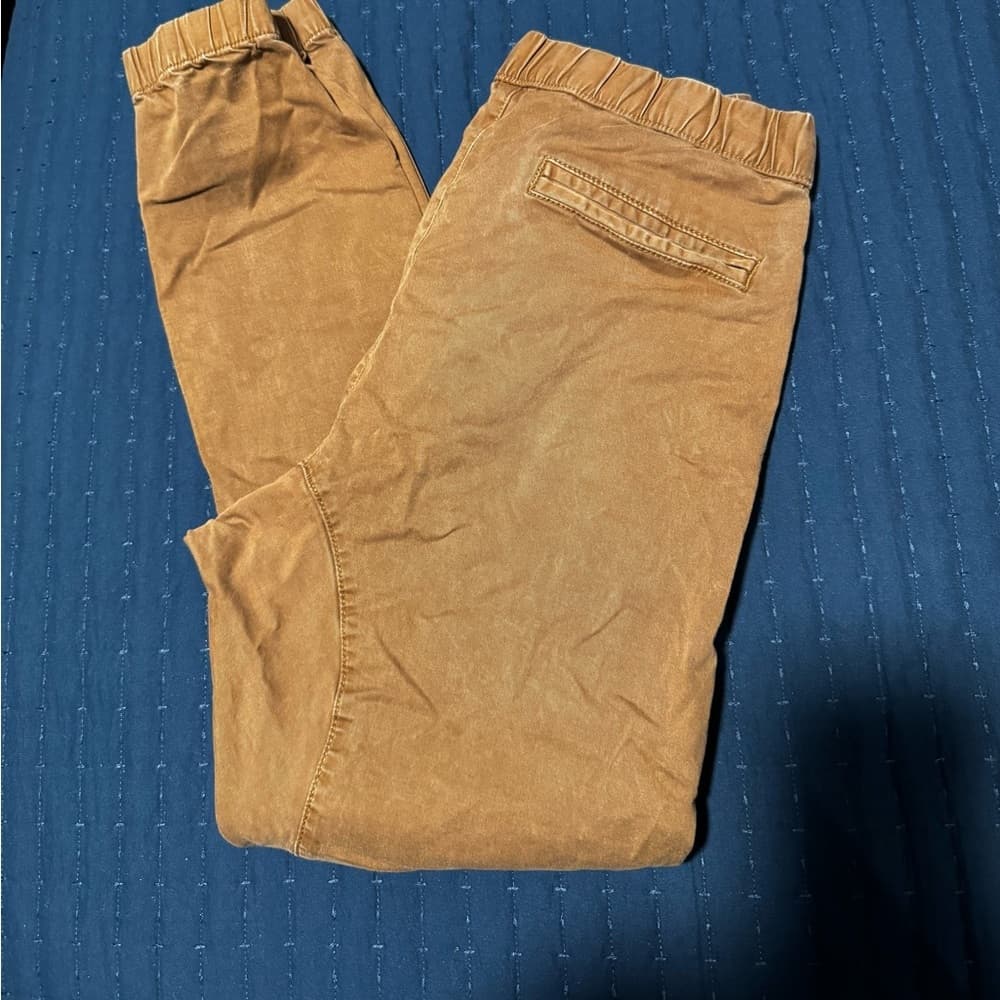 Tan Sweatpants with Lightweight Cotton Blend