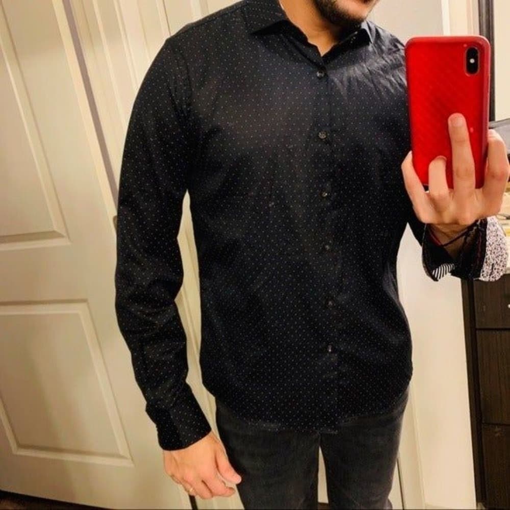 Denim & Flower Men's Dress Shirt