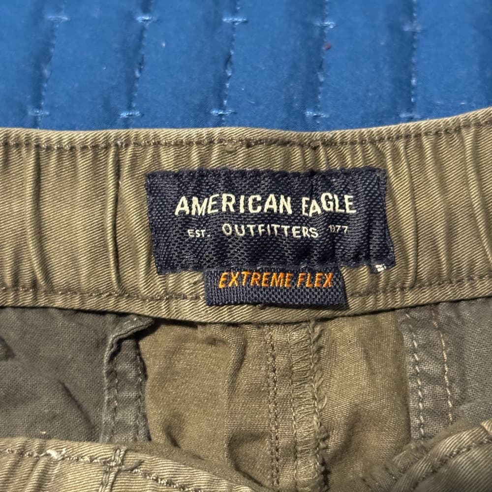 American Eagle Outfitters Olive‎ Sweatpants Relaxed Fit - Thumbnail 4