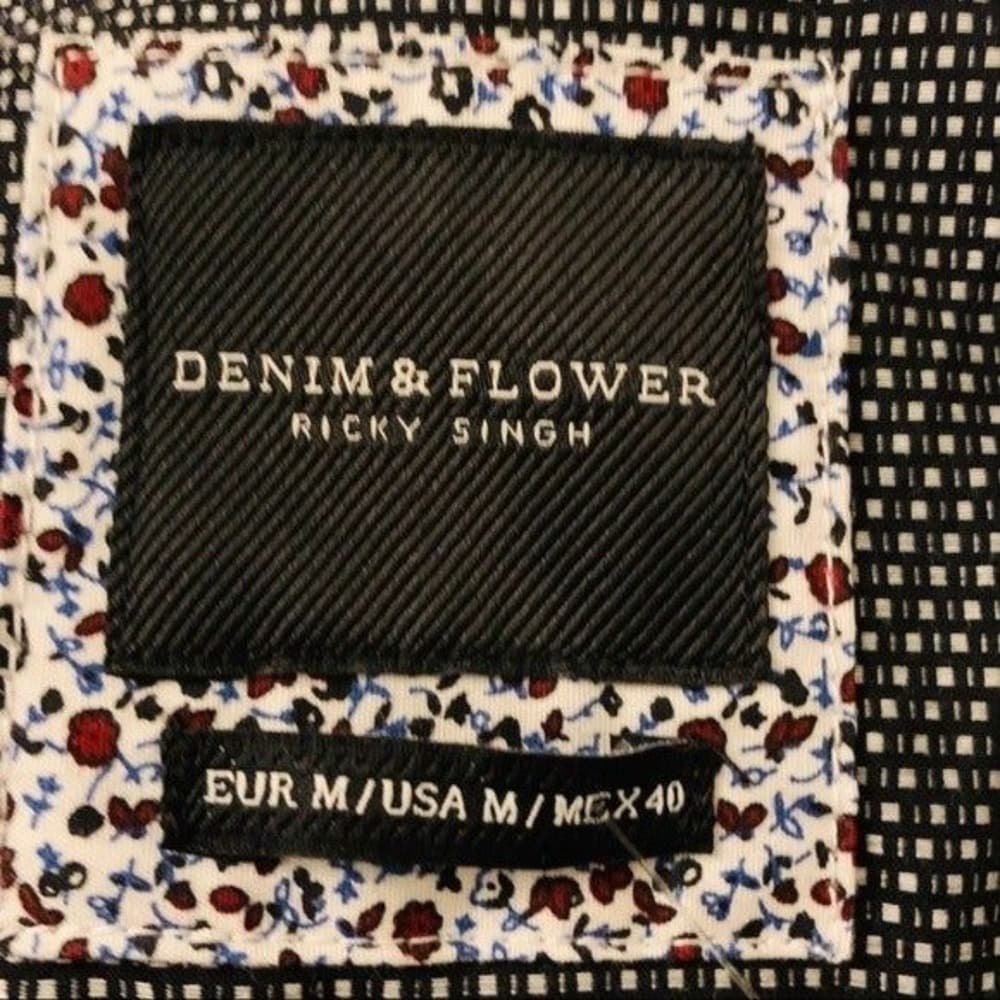 Denim & Flower Men's Dress Shirt - Thumbnail 5