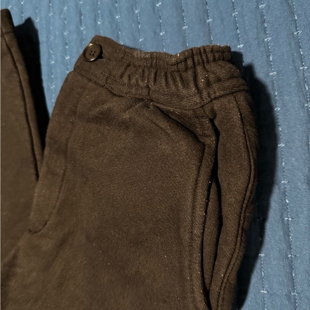 Black‎ Joggers with Elastic Waistband - Thumbnail 4