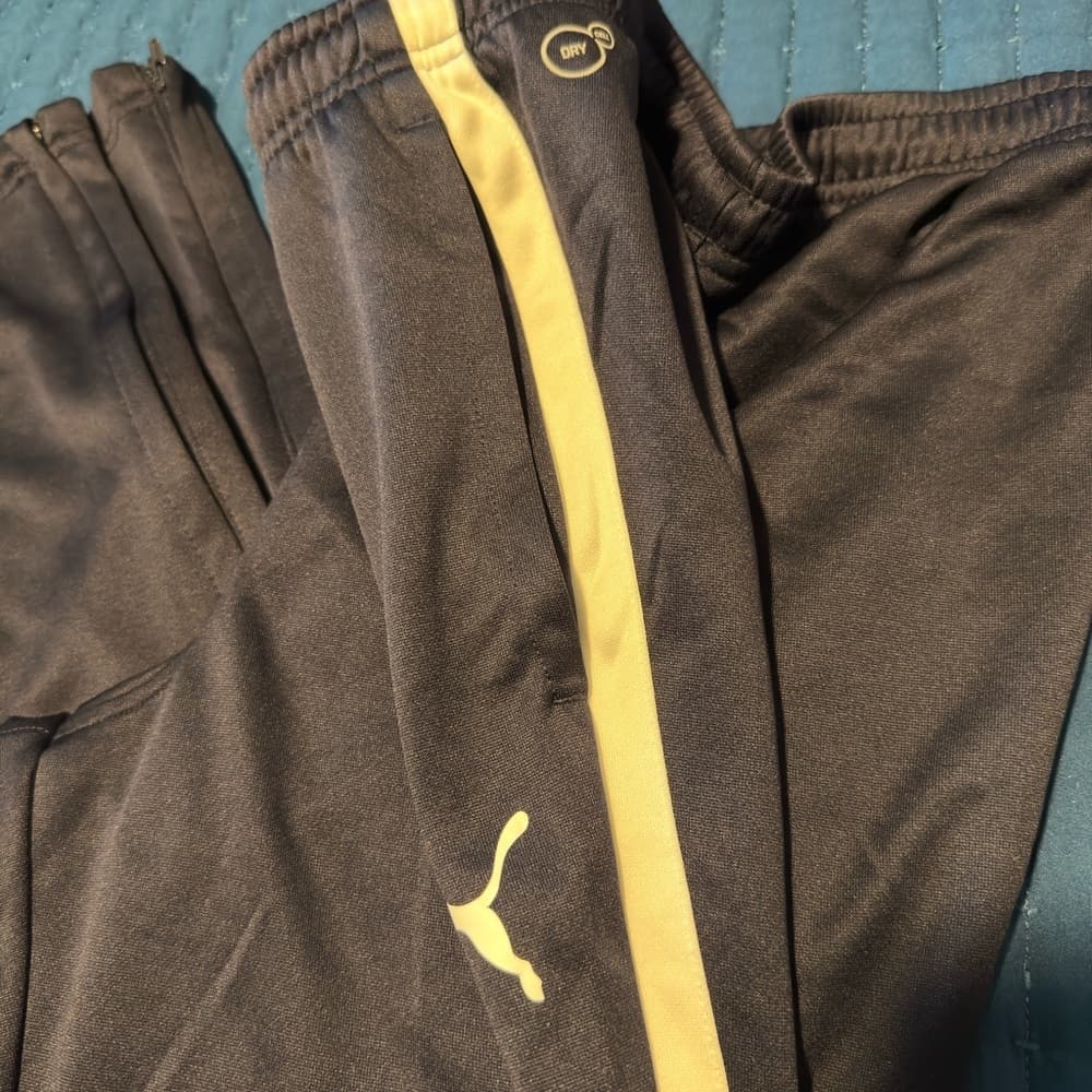Puma Men's Pants with white Logo - Thumbnail 4