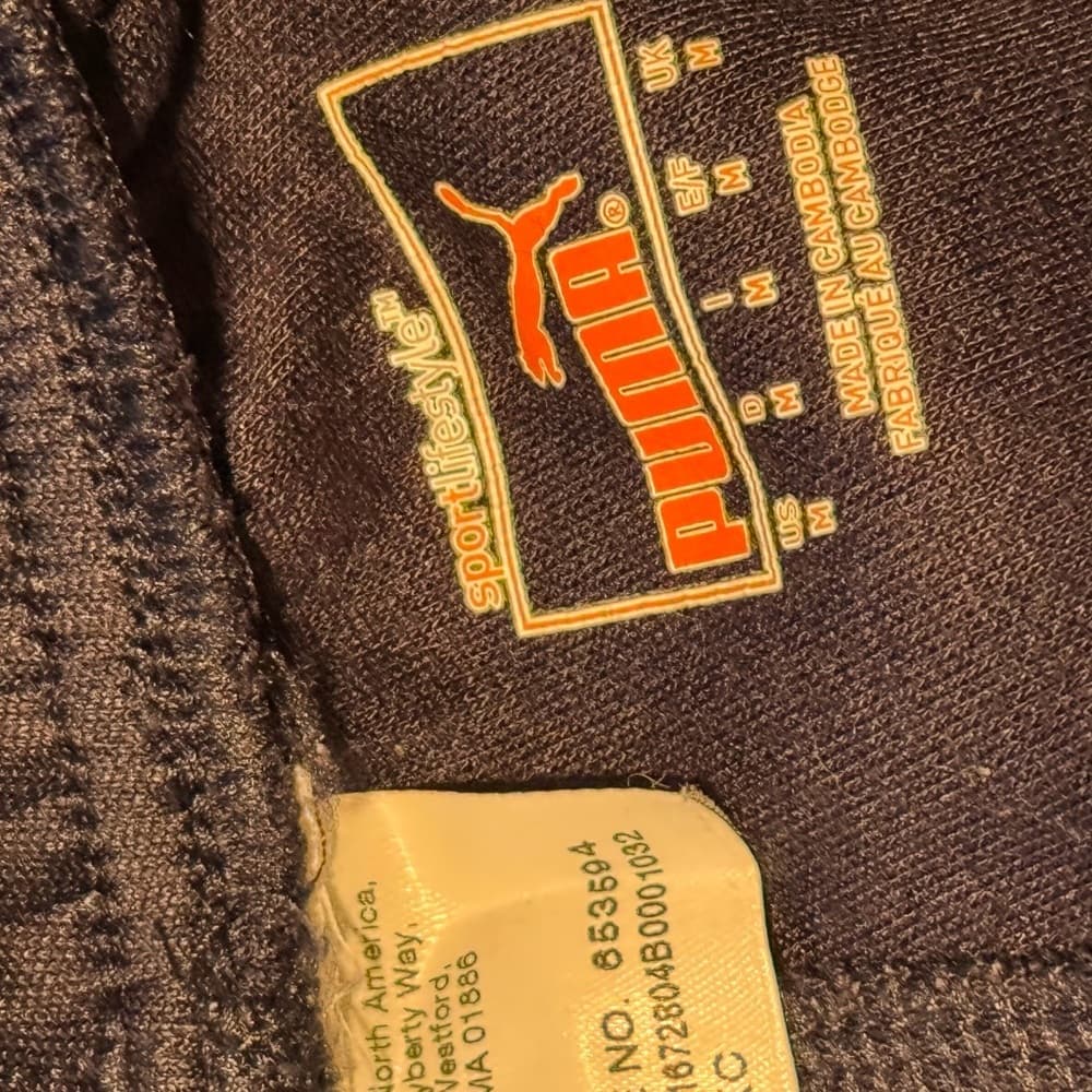 Puma Men's Pants with white Logo - Thumbnail 2
