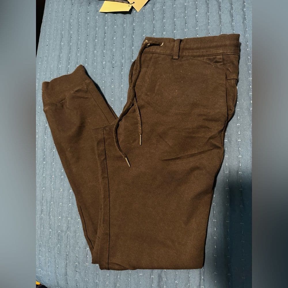 Calvin Klein Black Sweatpants Dress Joggers