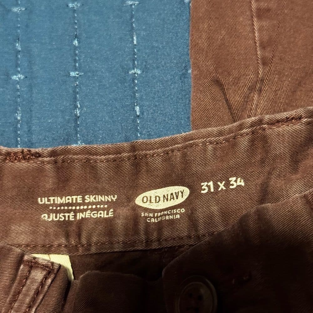 Burgundy Slim Fit Pants - Thumbnail 5