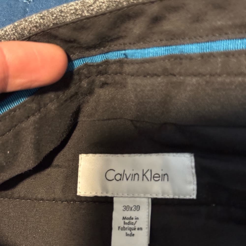 Calvin Klein Gray Chinos Classic Style‎ - Thumbnail 4