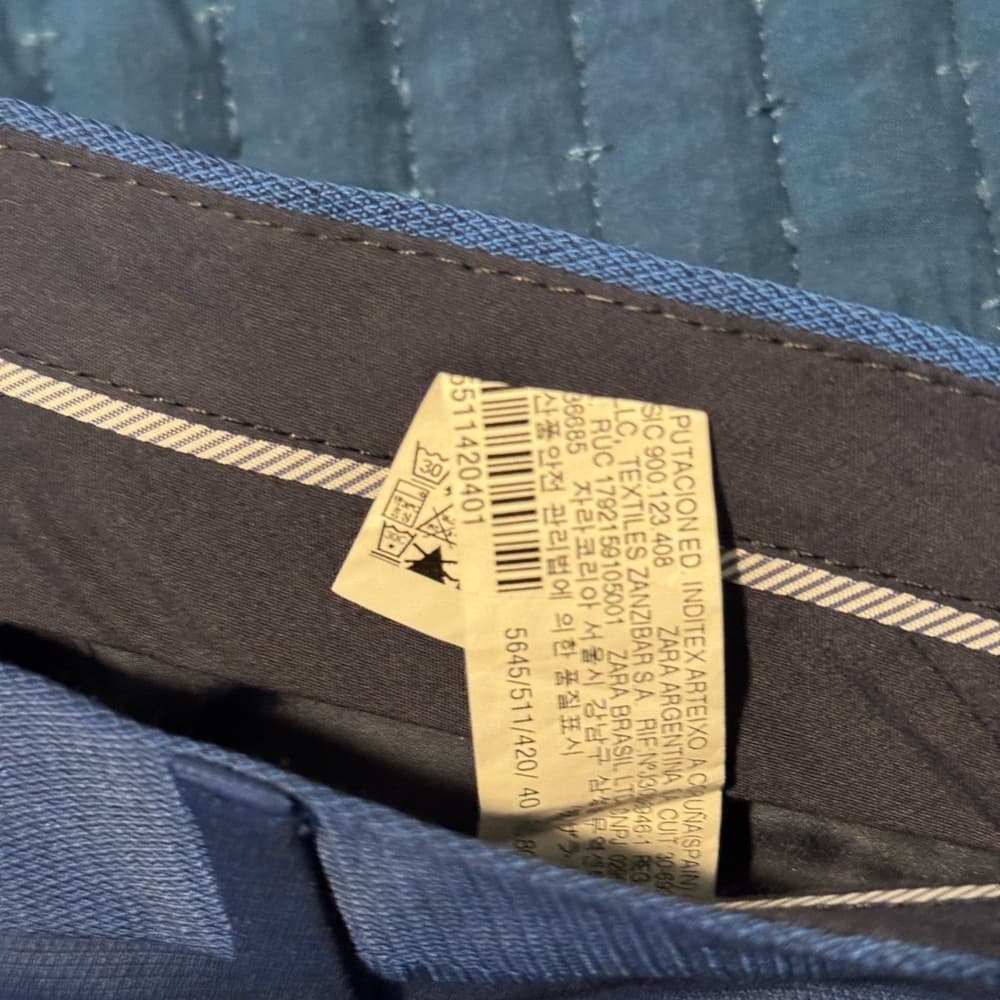 Zara Gray Dress Pants with Flat Front Design - Thumbnail 4