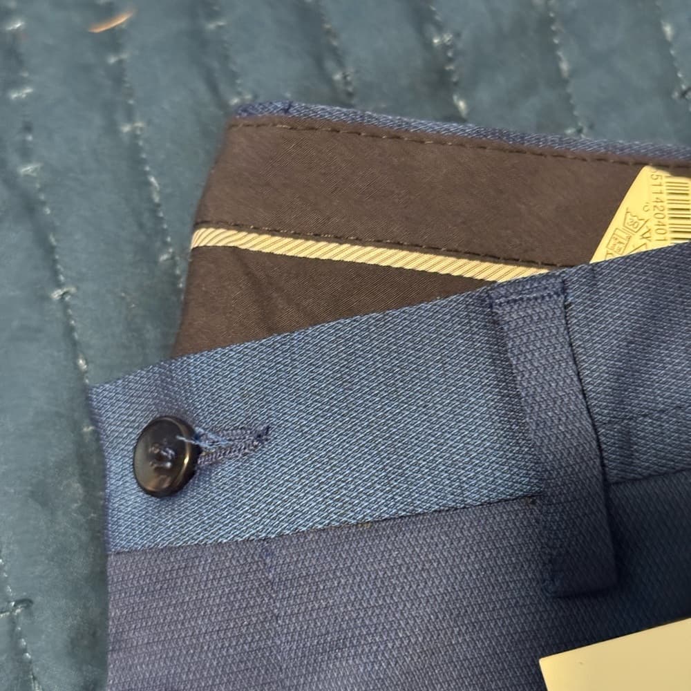 Zara Gray Dress Pants with Flat Front Design - Thumbnail 3