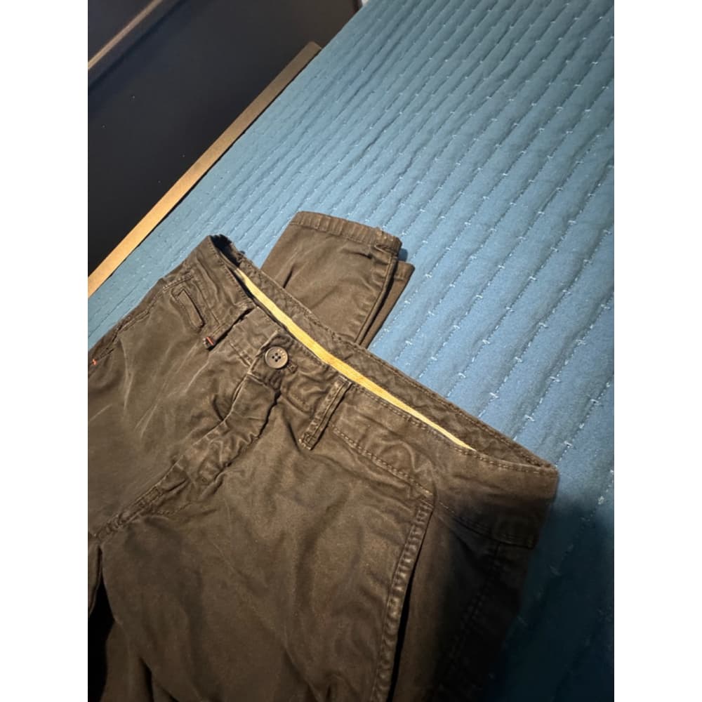 Men's Zara Black Chinos Pants Size 31 - Thumbnail 3