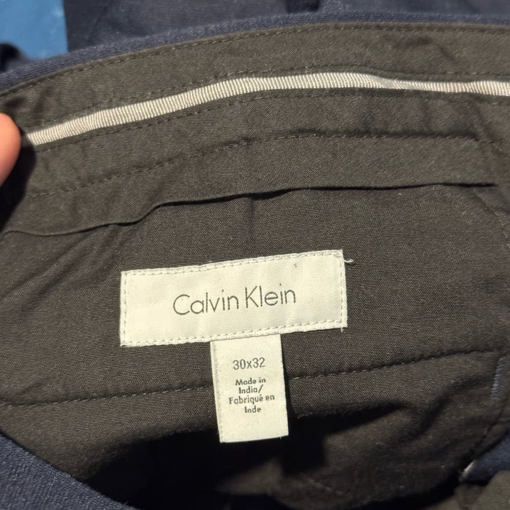 Calvin Klein Brown Dress Pants Flat Front - Thumbnail 6