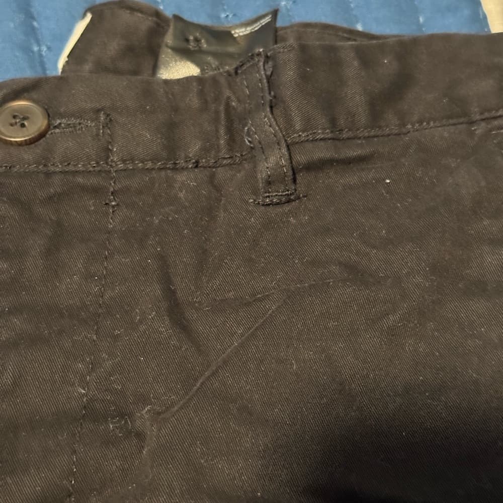 H&M Black Chinos Slim Fit Cotton Blend - Thumbnail 2