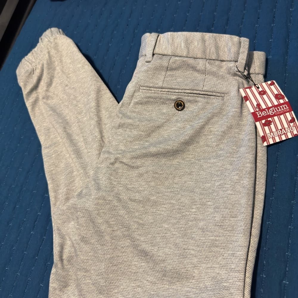 Murano Belgium Collection Beige Trousers - Thumbnail 3