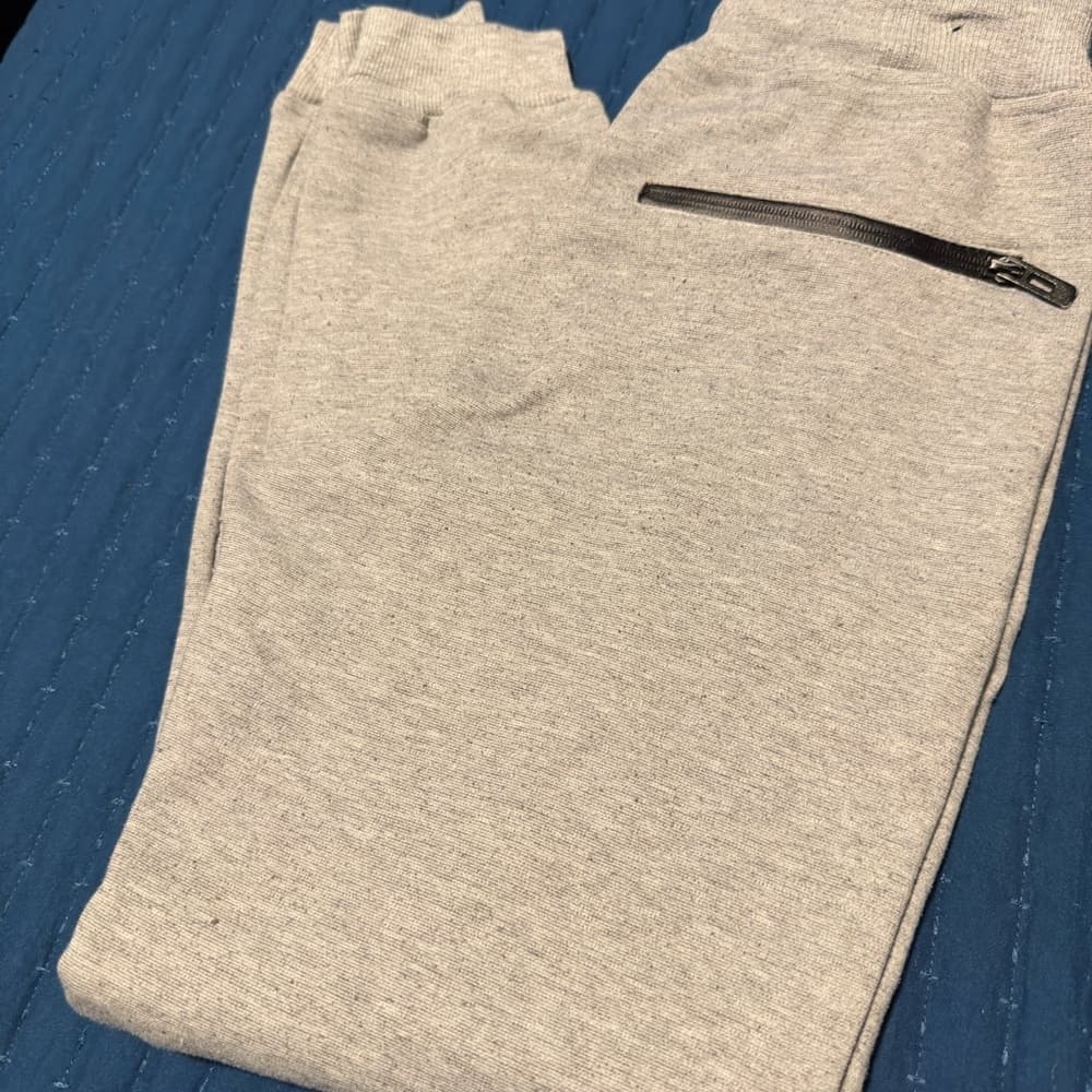 Men's Gray‎ Jogger Pants - Thumbnail 5