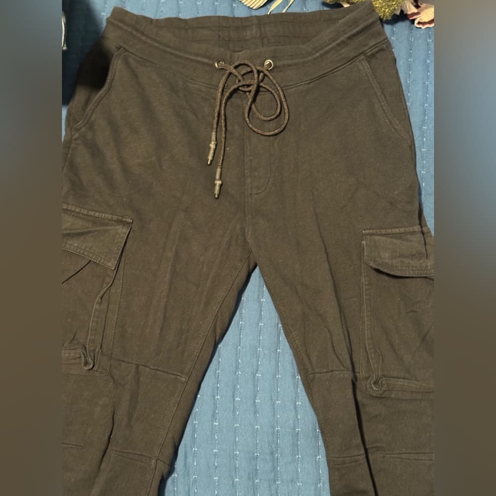 Forever 21 Black Joggers Relaxed Fit - Thumbnail 5