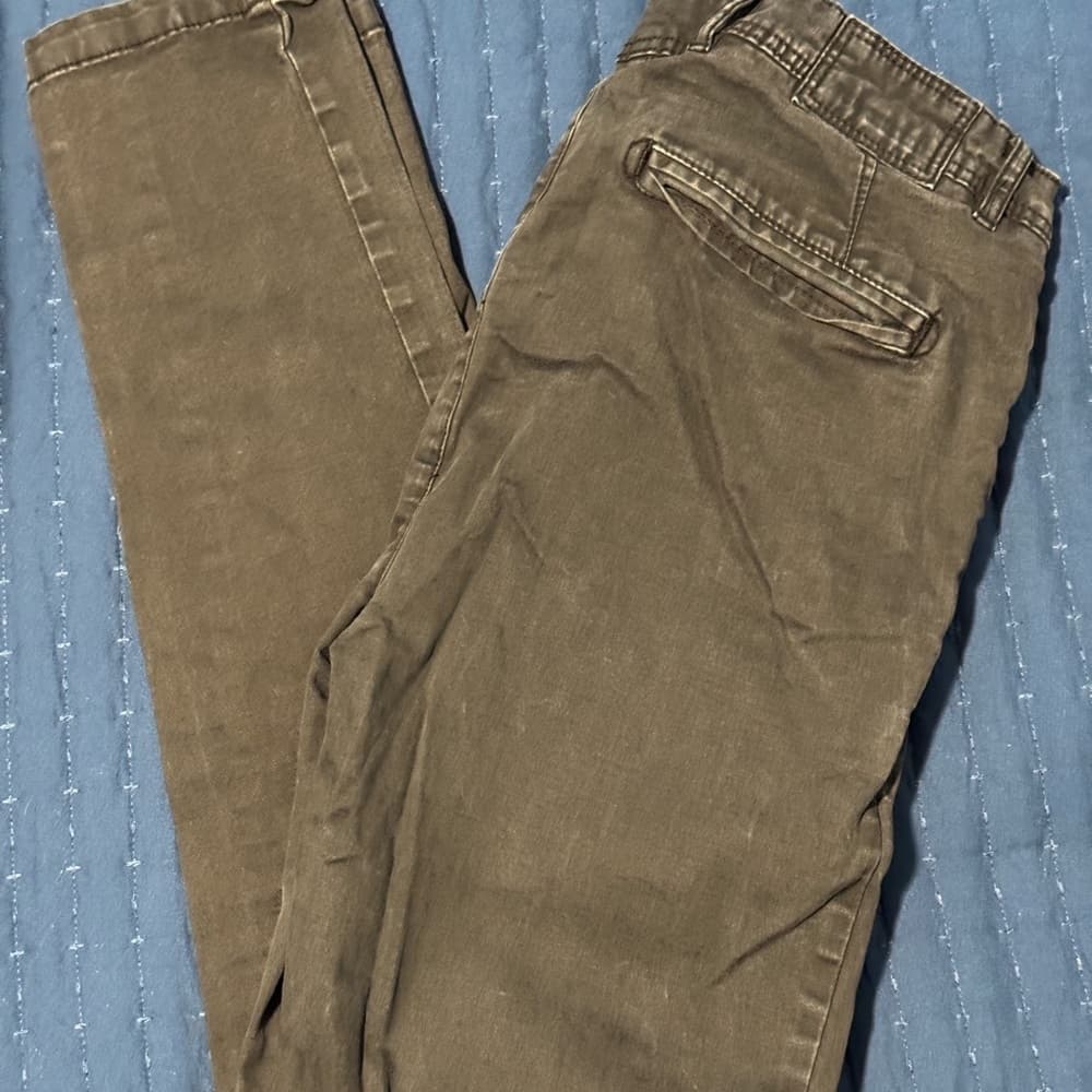 Zara Green Slim‎ Jeans Casual Wear - Thumbnail 3