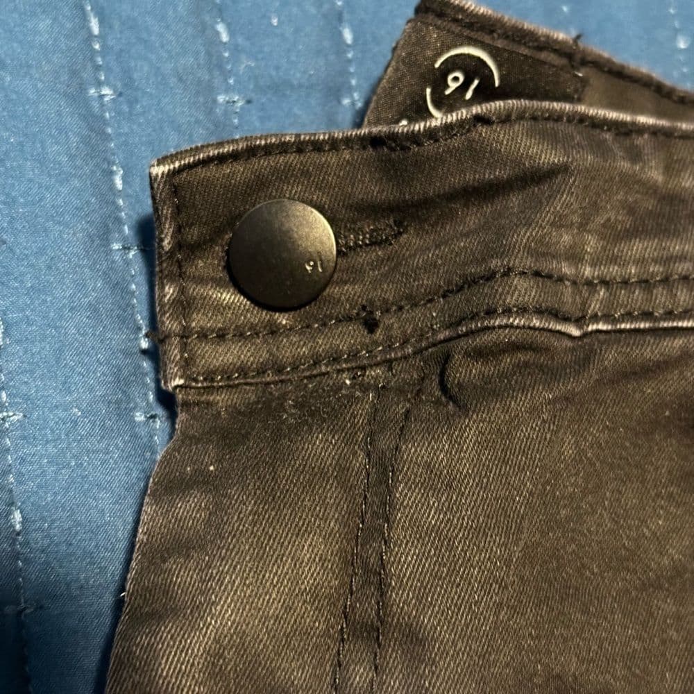 Cotton On Black Cargo Pants Straight Leg Casual - Thumbnail 2