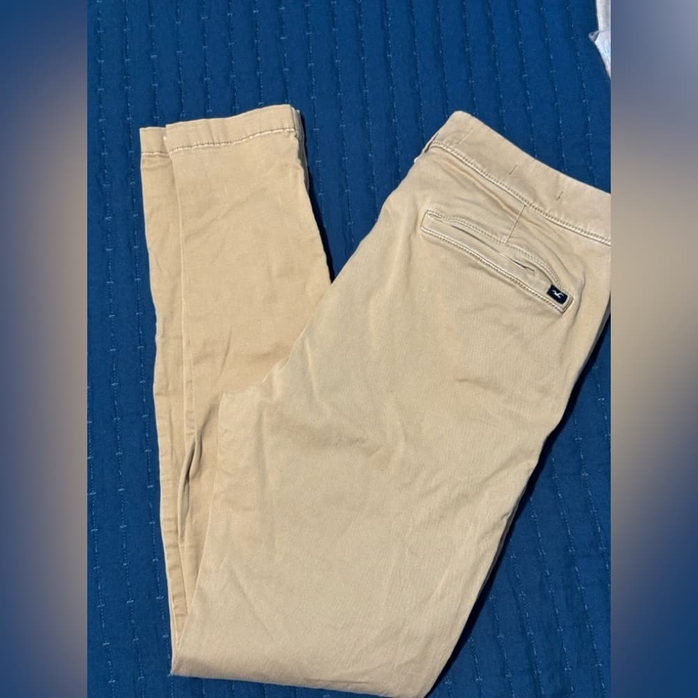Hollister Tan Chinos Slim Fit Casual Wear - Thumbnail 2