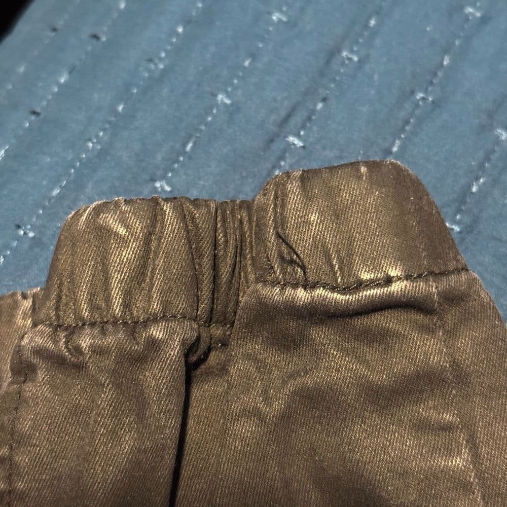 Cotton On Black Cargo Pants Straight Leg Casual - Thumbnail 3