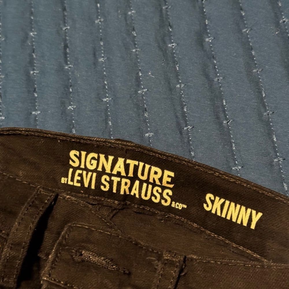 Signature by Levi Strauss Black Skinny Jeans - Thumbnail 5