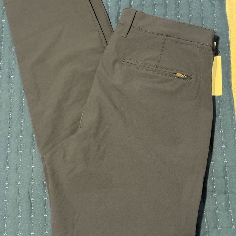 Perry Ellis Gray Chinos Tailored Cotton Blend - Thumbnail 4