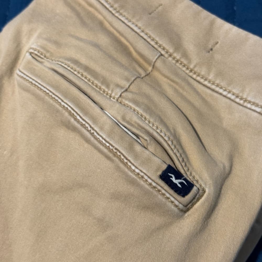 Hollister Tan Chinos Slim Fit Casual Wear - Thumbnail 3