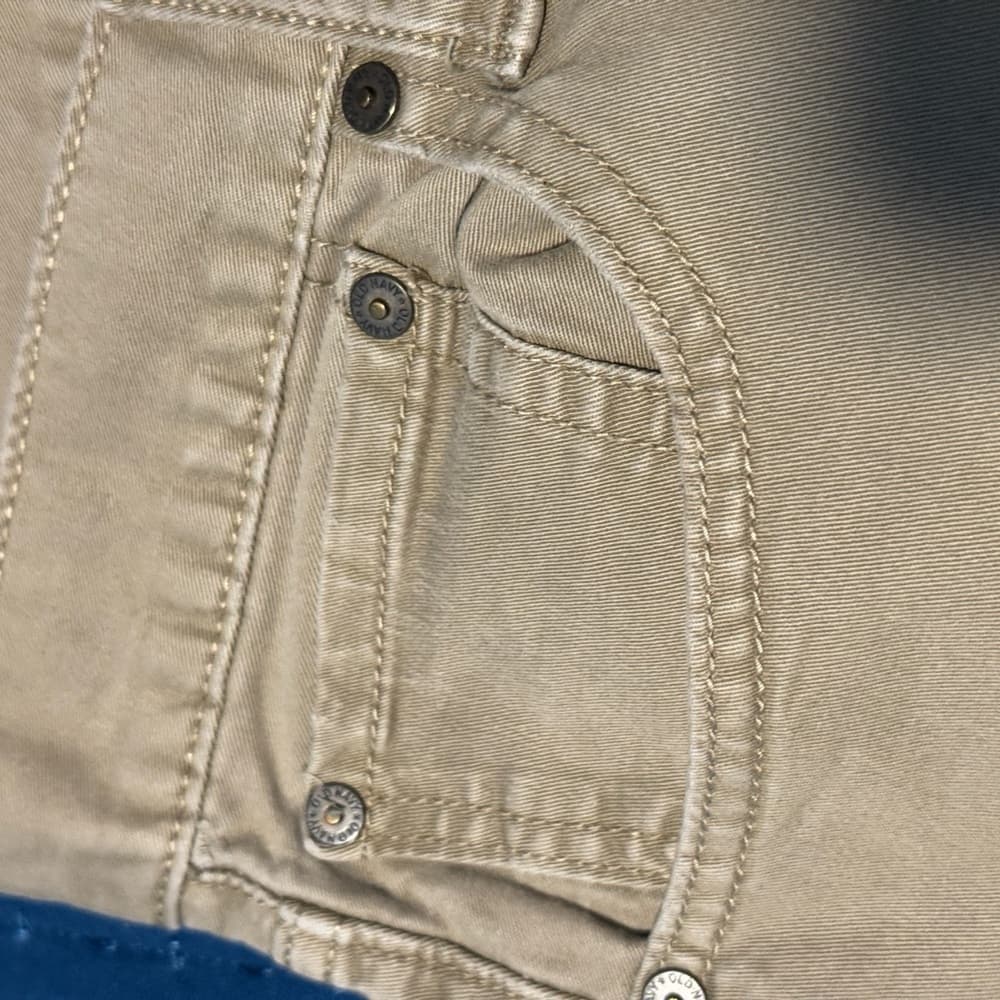 Old Navy Tan Chinos Classic Cotton Blend - Thumbnail 3
