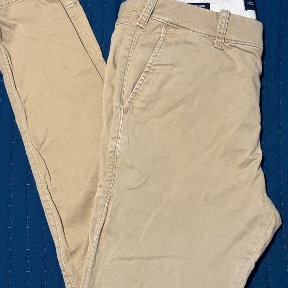 Hollister Tan Chinos Slim Fit Casual Wear - Thumbnail 6