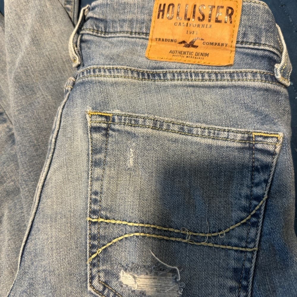 Hollister Light Blue Denim Jeans - Thumbnail 2