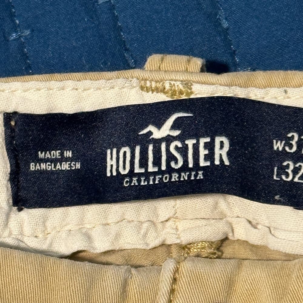 Hollister Tan Chinos Slim Fit Casual Wear - Thumbnail 4