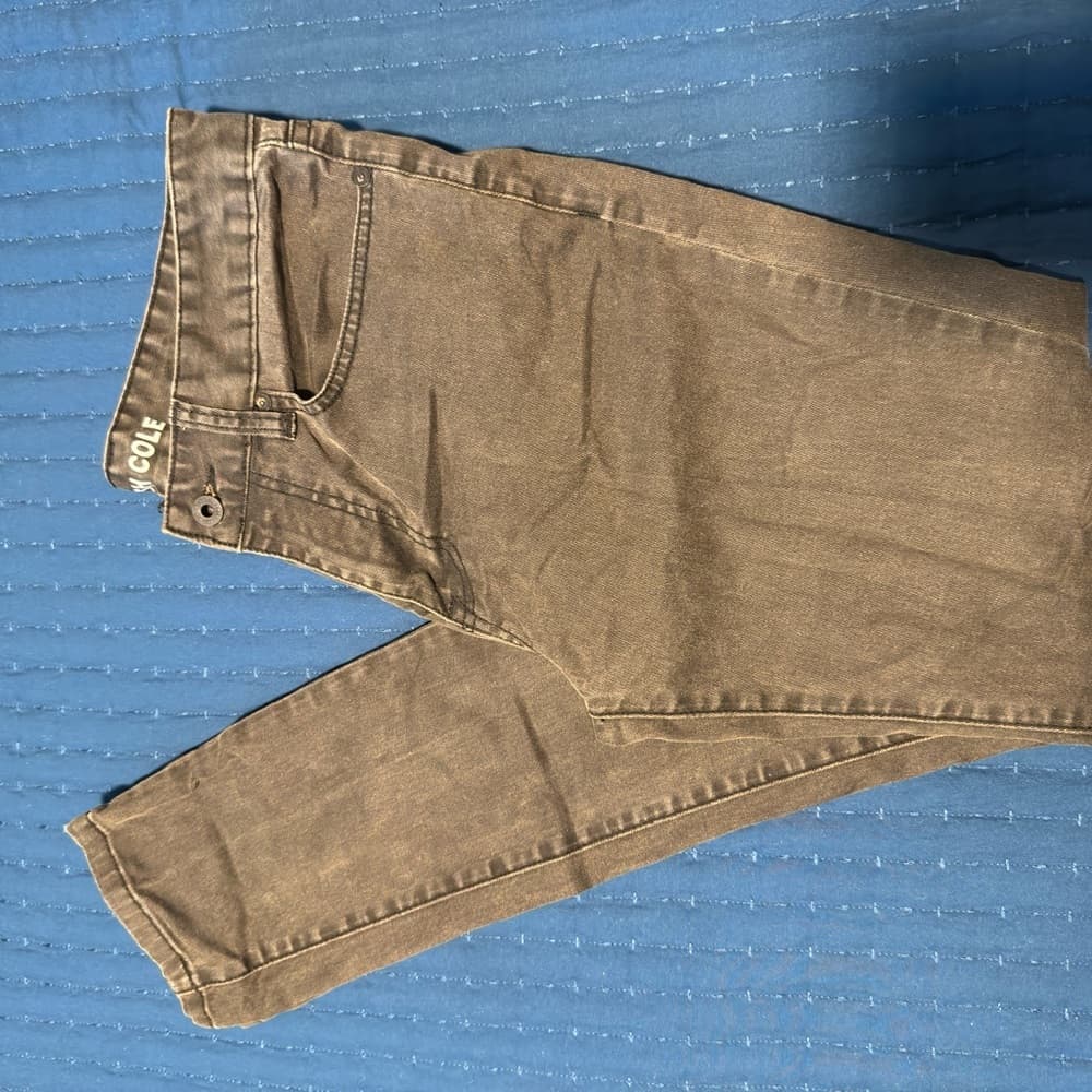 Kenneth Cole New York Gray Slim Jeans with Modern Fit - Thumbnail 5