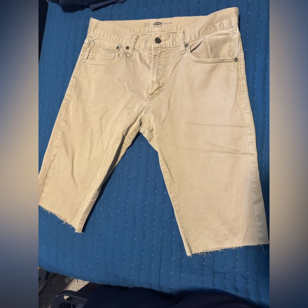Old Navy Tan Chinos Classic Cotton Blend