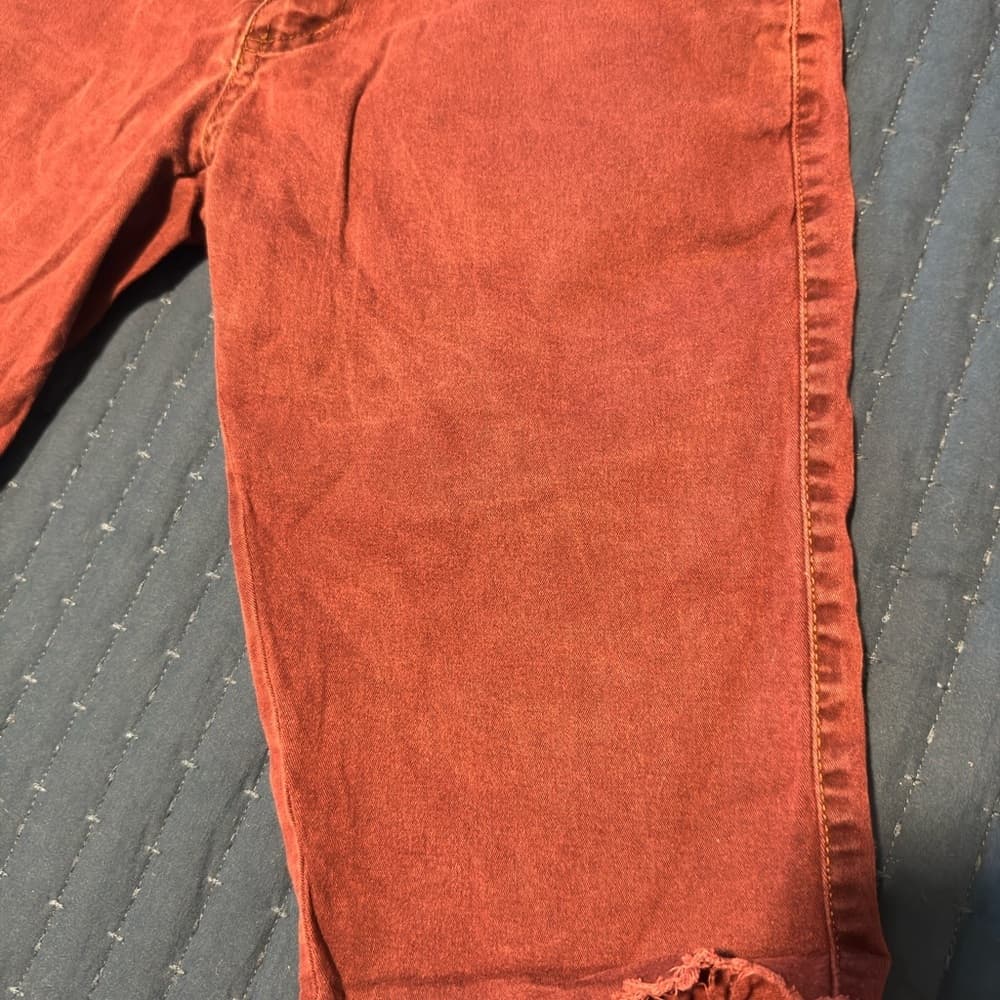Rust Pink Denim‎ Shorts - Thumbnail 2