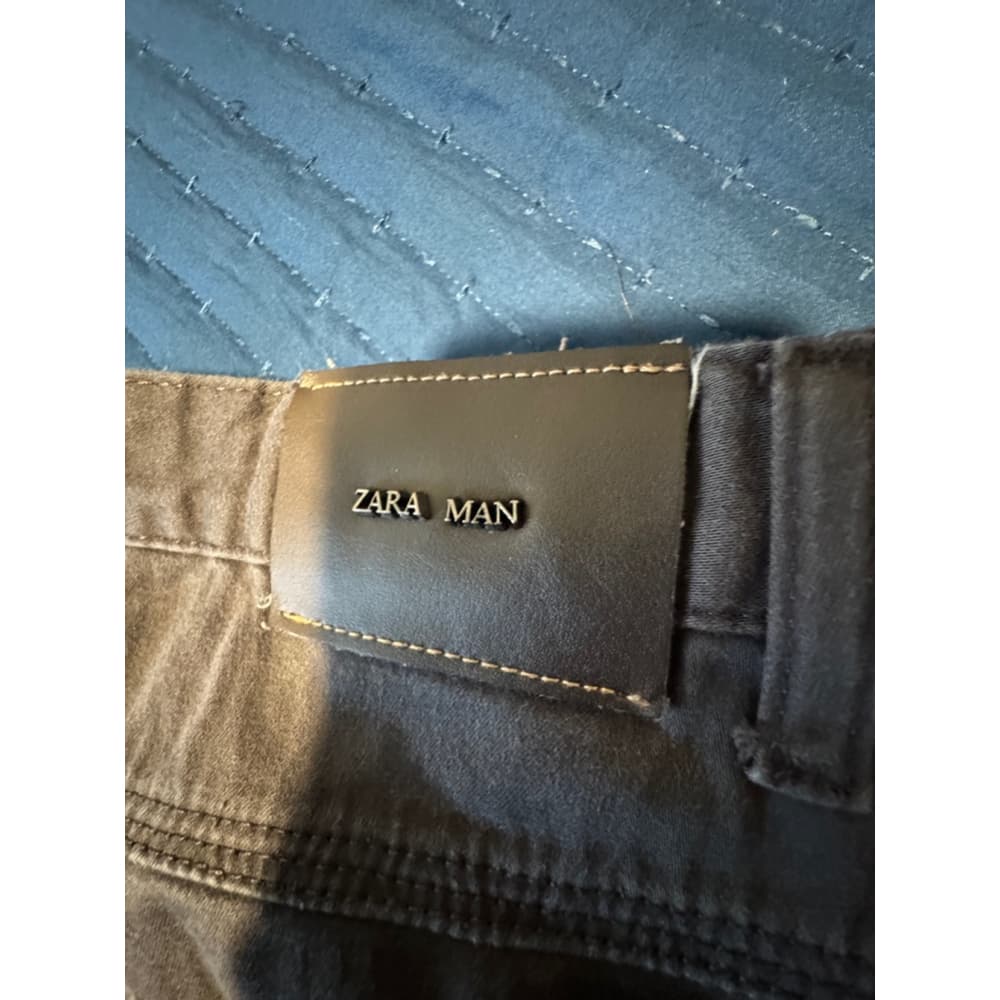 Men's Zara Skinny Fit Gray Pants Size 32 - Thumbnail 5