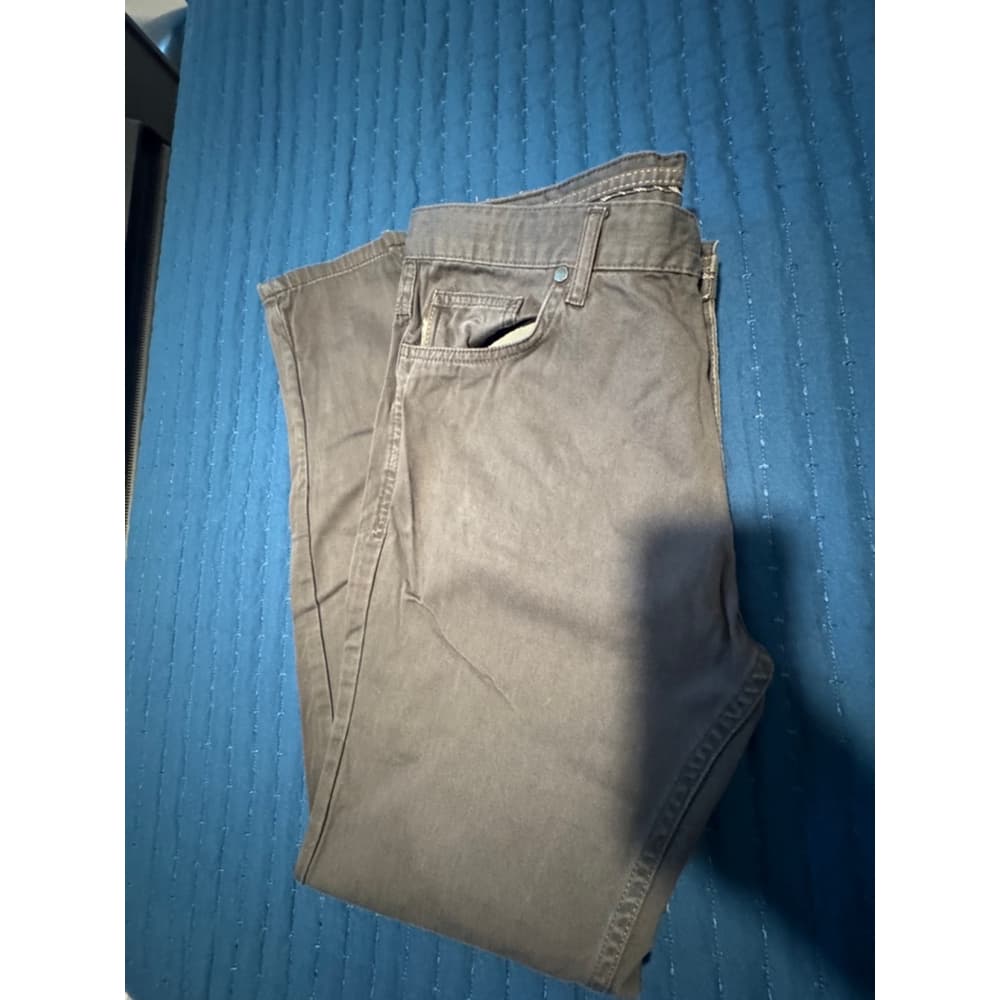 Men's Zara Skinny Fit Gray Pants Size 32 - Thumbnail 6