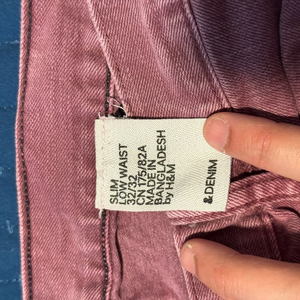 H&M Pink Denim Jeans - Thumbnail 4
