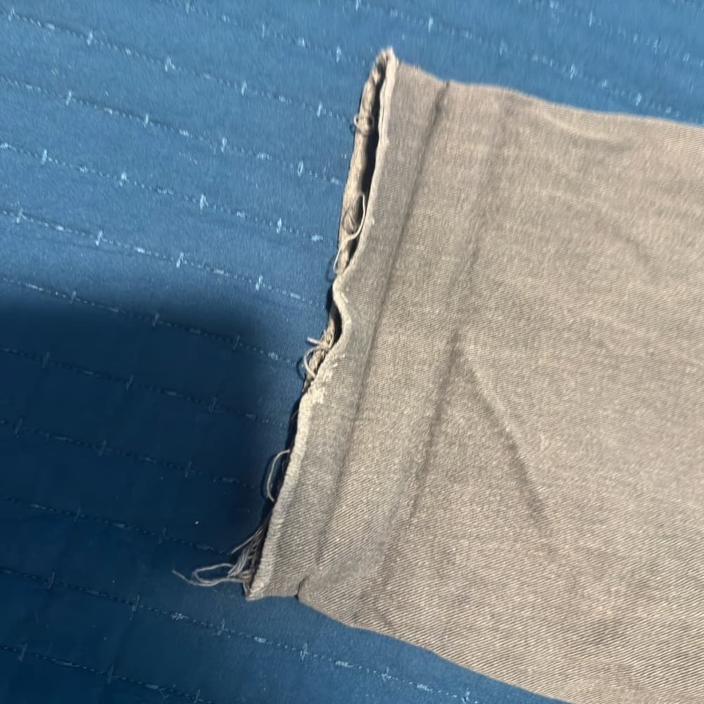 Gray Denim Shorts - Thumbnail 7