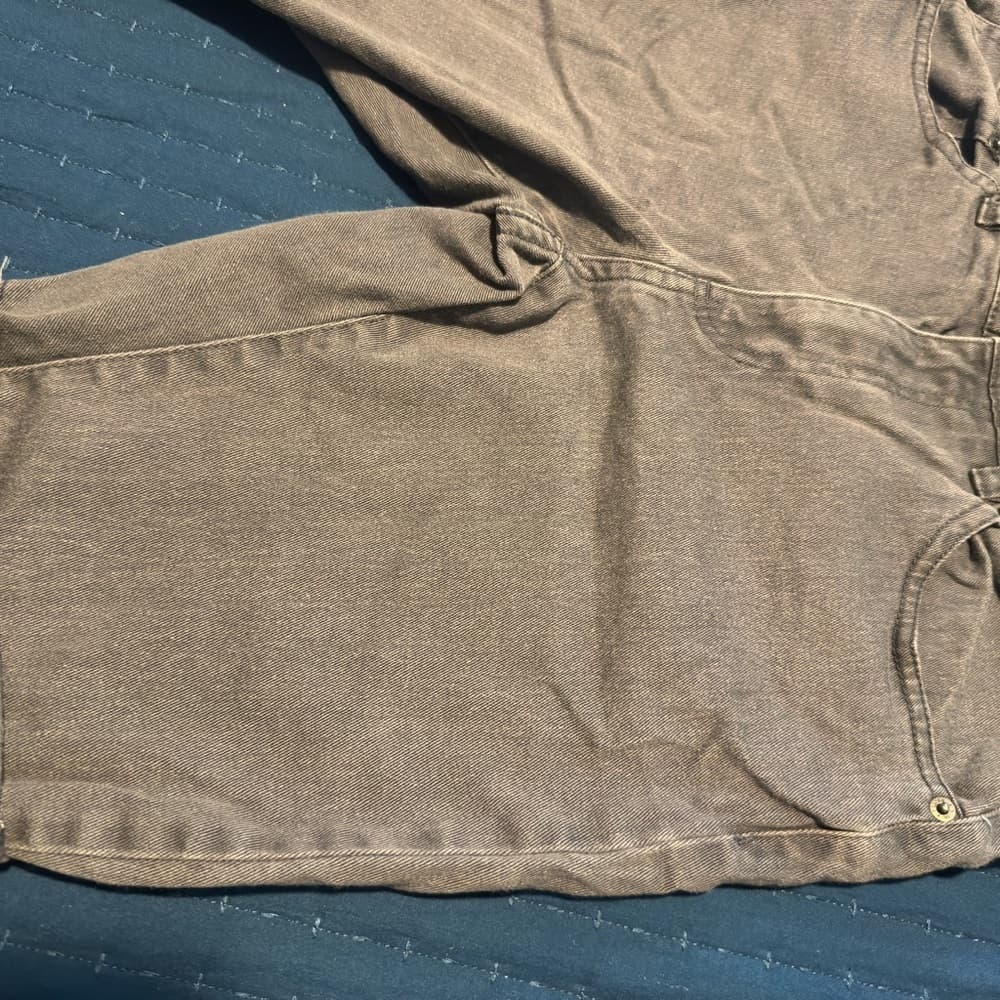 Gray Denim Shorts - Thumbnail 2