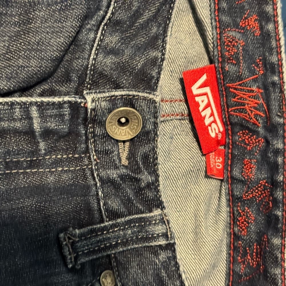 Levi's Black Jeans Distressed Vintage Look‎ - Thumbnail 3