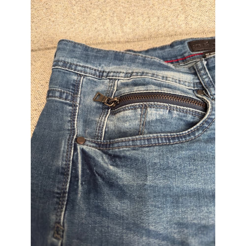 Men's Steve's Jeans Denim Shorts‎ Size 32 Blue - Thumbnail 6