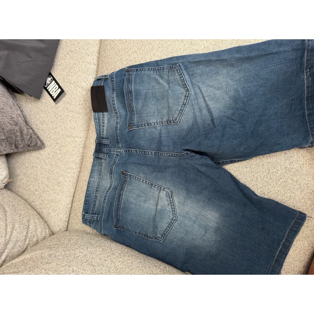 Men's Steve's Jeans Denim Shorts‎ Size 32 Blue - Thumbnail 4