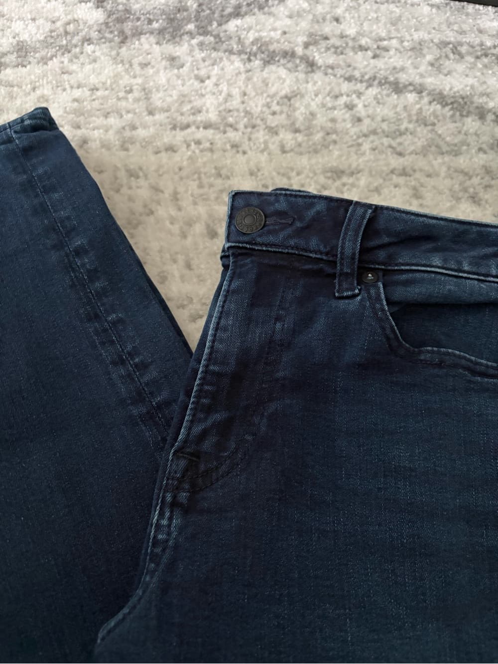 Men’s Express Navy Skinny Jeans - Thumbnail 2