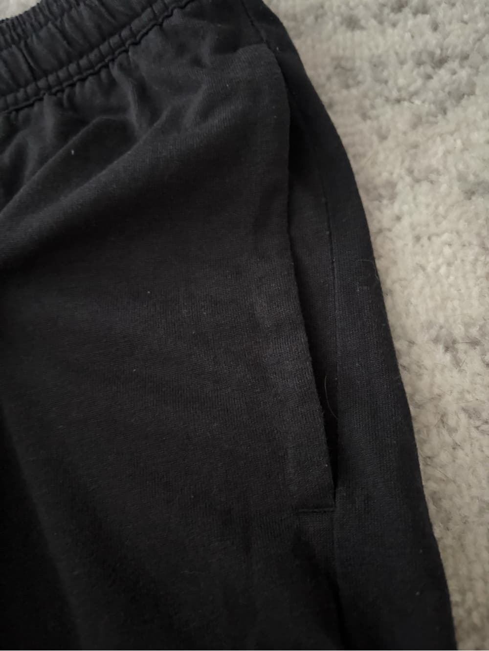 Reebok Men’s Black Training Shorts with Reflective Logo - Thumbnail 3