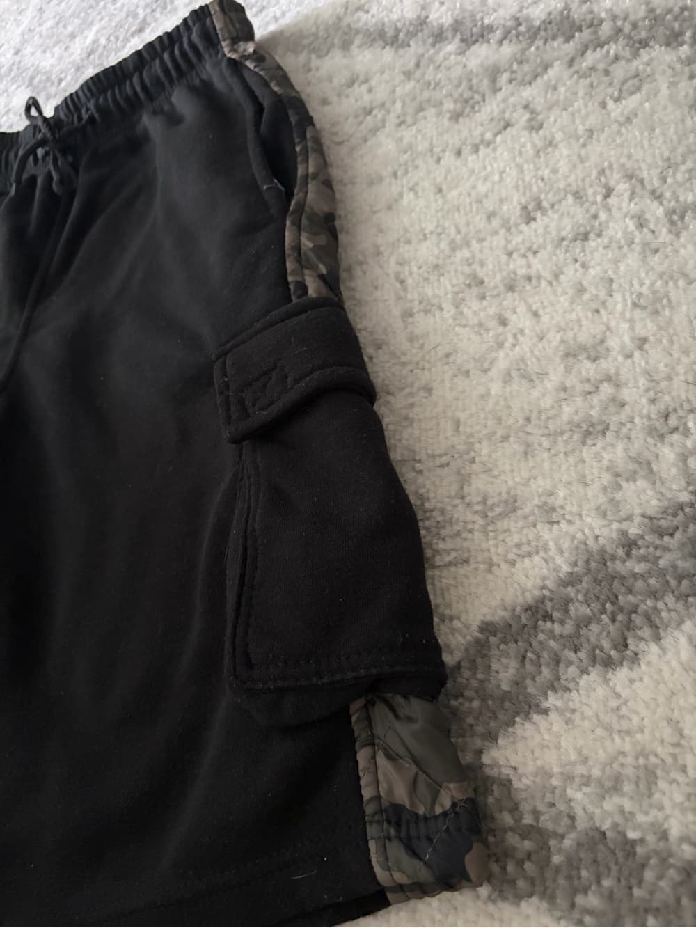 Blue Gear Black Cargo Shorts - Medium - Thumbnail 2
