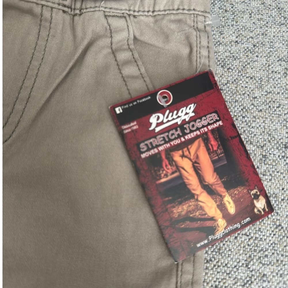 Plugg Stretch Jogger‎ in Tan - Thumbnail 2