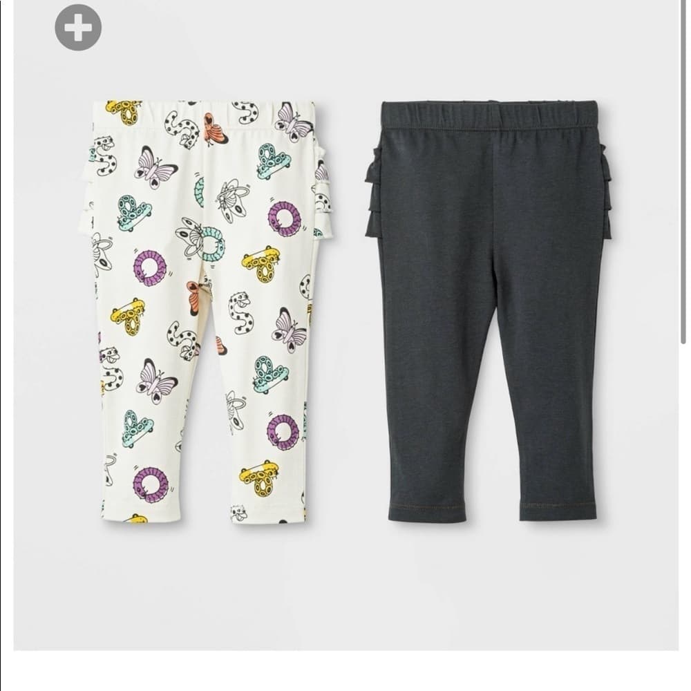 Baby Girls' 2pc Ruffle and Dots Shorts Cat & Jack